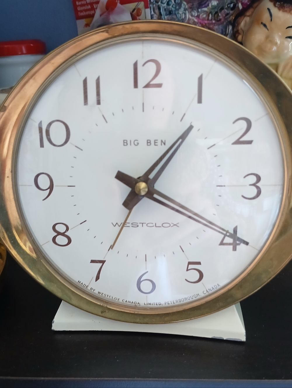 Big Ben Brass-Trim Wind Up Alarm Clock